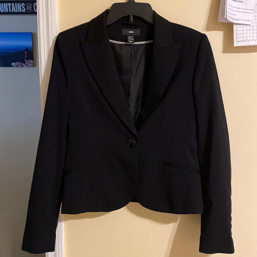 H&M Blazer - Black Size 8